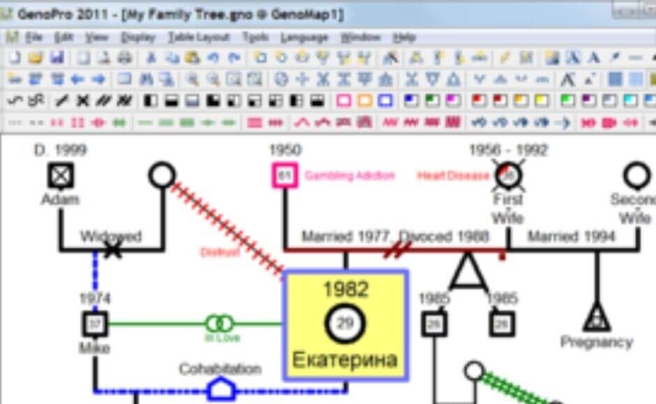 Mô hình gia phả gia tộc