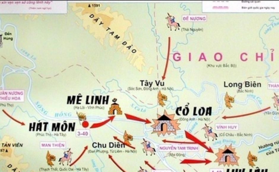 diễn biến của cuộc khởi nghĩa hai bà trung